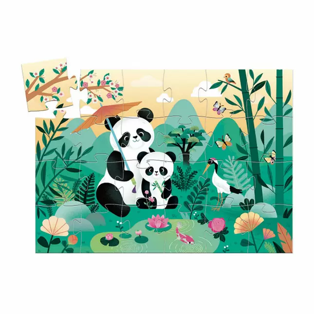 Puzzle Silhouette - Léo le panda 24mcx