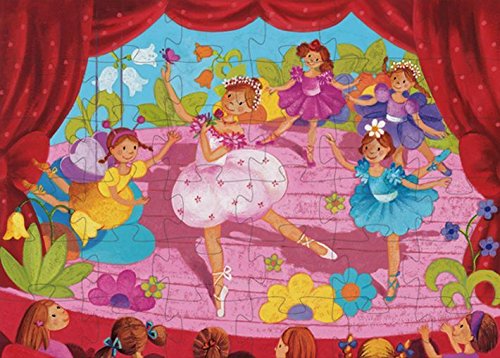 Puzzle Silhouette - La Ballerine à la Fleur - 36mrcx