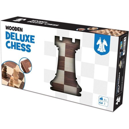 Jeu d'échecs en bois - Ensemble de luxe
