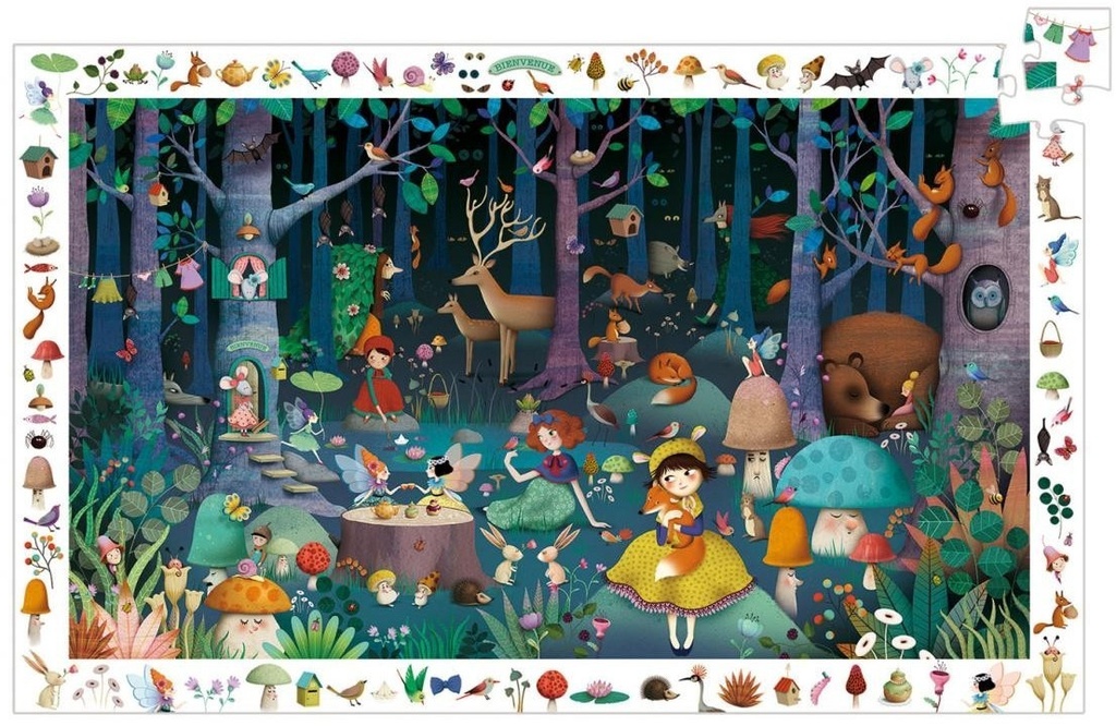 Puzzle Observation - Forêt enchantée 100 pcs