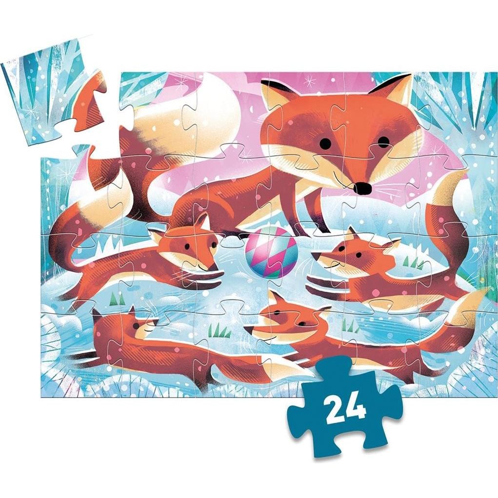 Puzzle Silhouette - Ginger, petit renard - 24 pcs