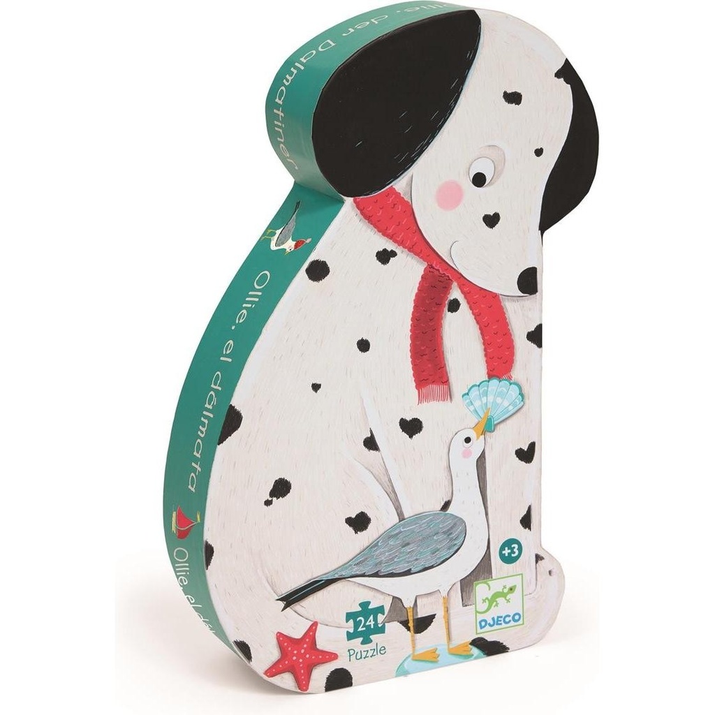 Puzzle Silhouette - Ollie, le dalmatien - 24 pcs