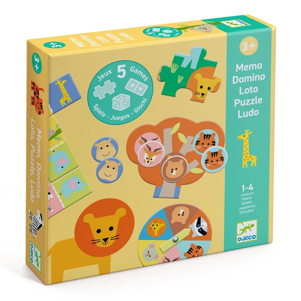 5 jeux - Animaux Sauvages (Multilingue)