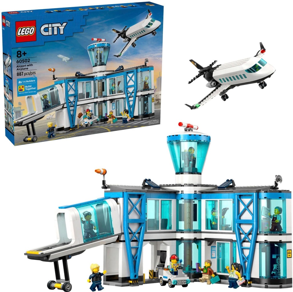 City - L'aéroport avec avion - 60502