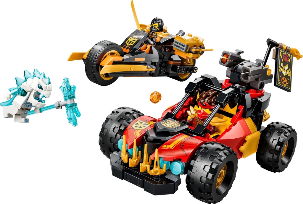 Ninjago - Les véhicules combinés de Kai et Cole - 71864